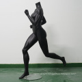 New design black running mannequin female sports mannequin,big muscle athletic mannequin women